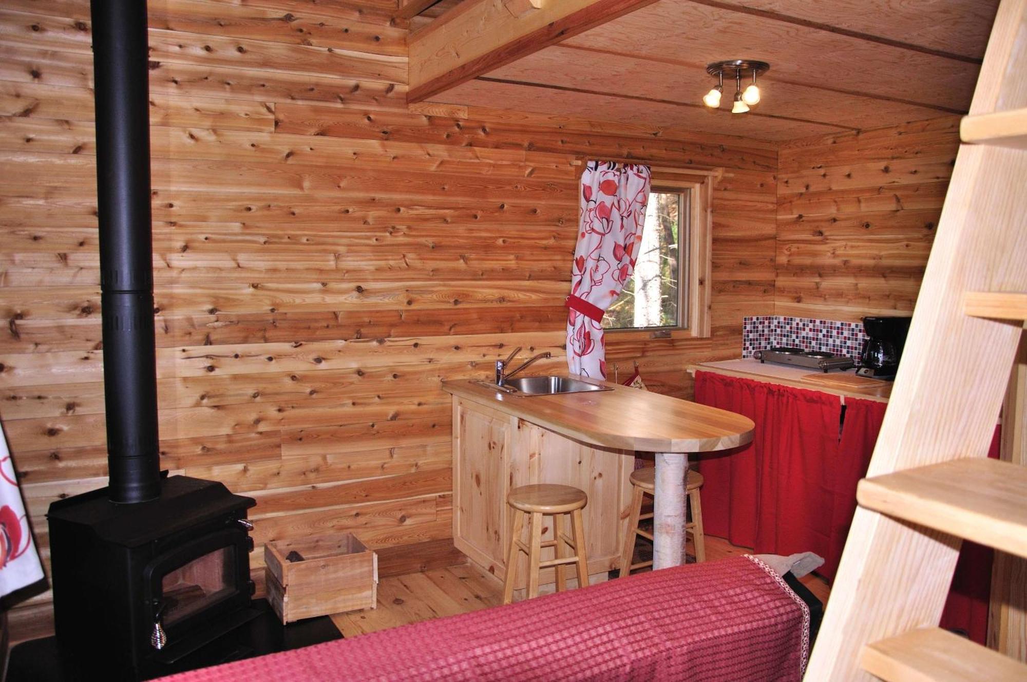 Les Cabanes Du Trappeur Wentworth-Nord Bagian luar foto