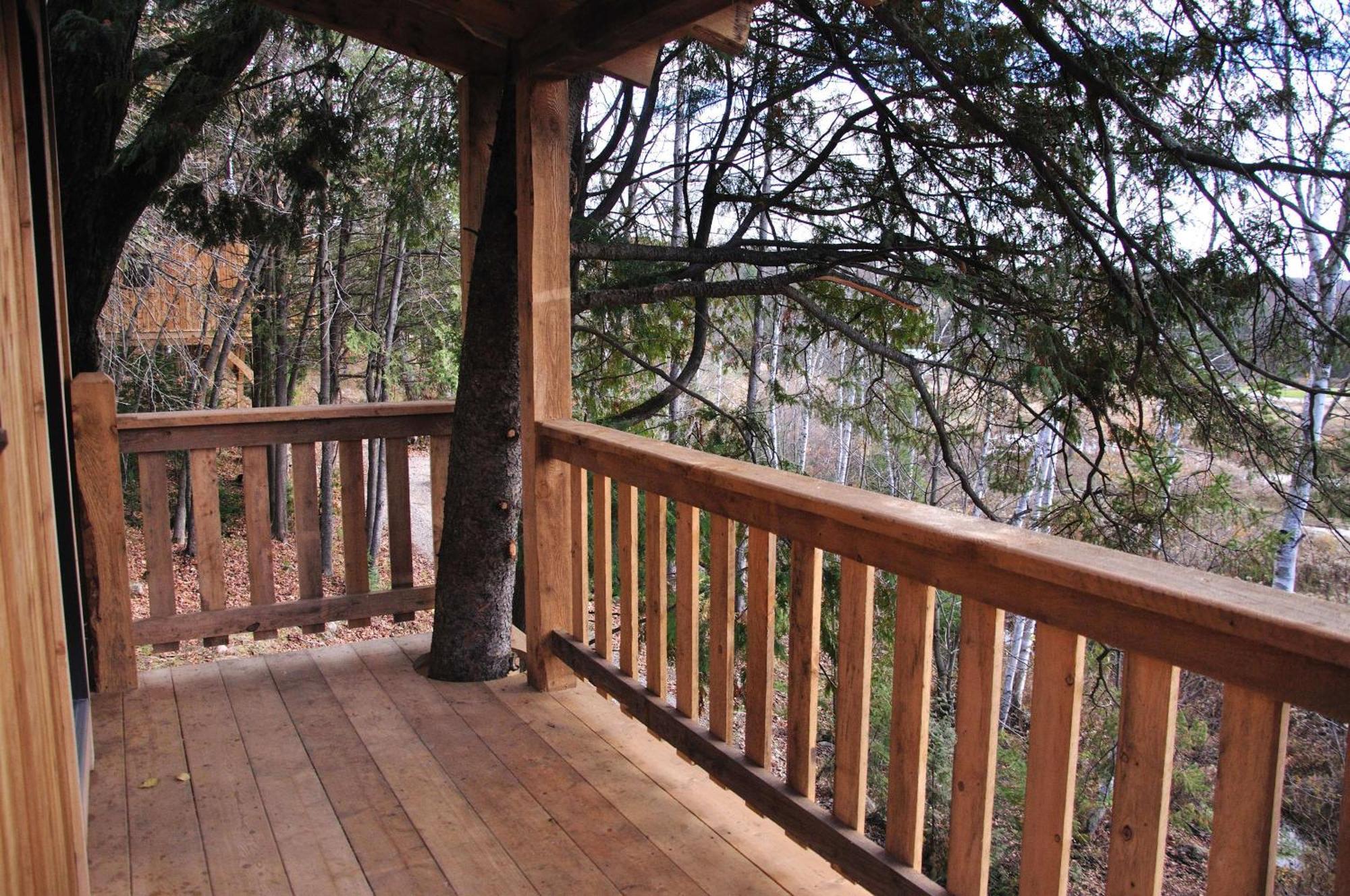 Les Cabanes Du Trappeur Wentworth-Nord Bagian luar foto